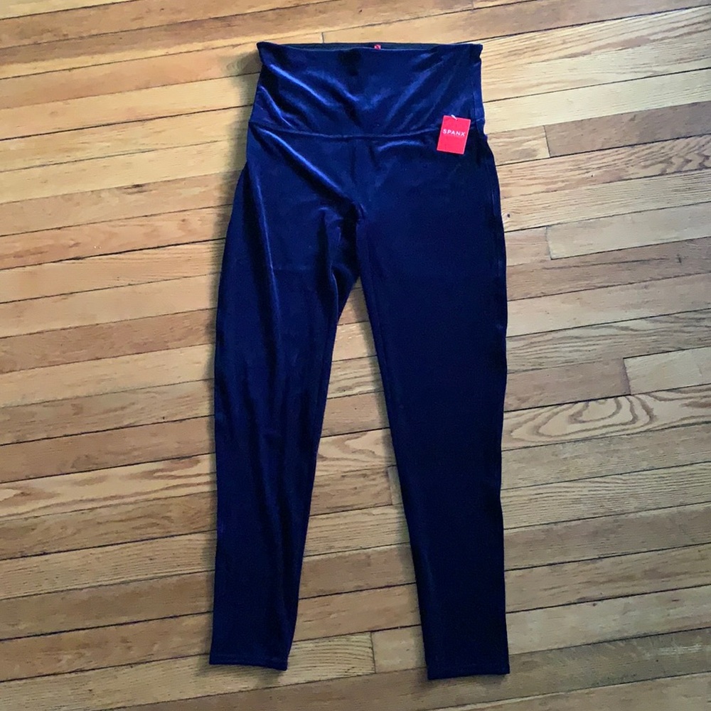 SPANX High-Waist Navy Leggings